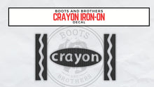 Load image into Gallery viewer, Crayons Iron On Transfer - DIY Iron-On Decals - All Ages &amp; Sizes - Group Costume - Boots and Brothers Costumes &amp; Accessories - HalloweenCostumes4U.com - Accessories