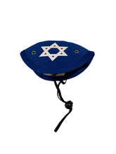 Load image into Gallery viewer, Pets Yarmulke and Tallis Hanukkah Set with Star of David. Terrier. Smalls dogs. From HalloweenCostumes4U.com by Boots and Brothers