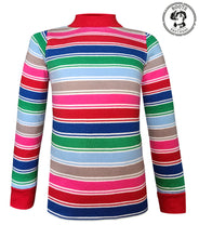 Load image into Gallery viewer, Infants/Toddlers/Kids Rainbow Striped Nice Guy Cosplay T-Shirt Costume - Boots and Brothers Costumes &amp; Accessories - HalloweenCostumes4U.com - Kids Costumes