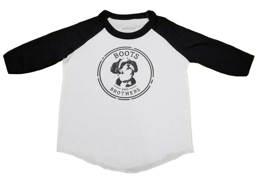 Boots and Brothers Toddler Raglan Baseball T-Shirt